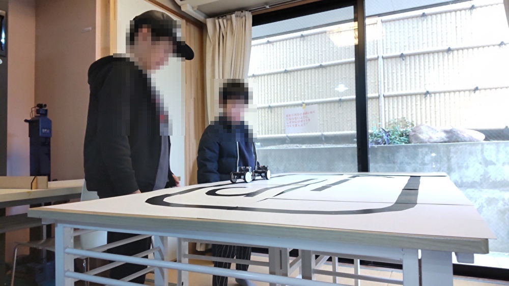 ライントレーサー走行試験